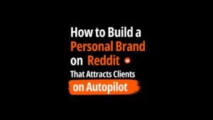 build personal brand on Reddit